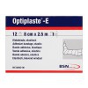 Optiplaste-E (ex-elastoplast-E) 8 cm x 2,5 metros: Venda elástica adesiva de algodão e viscosa (Caixa de 12 unidades)